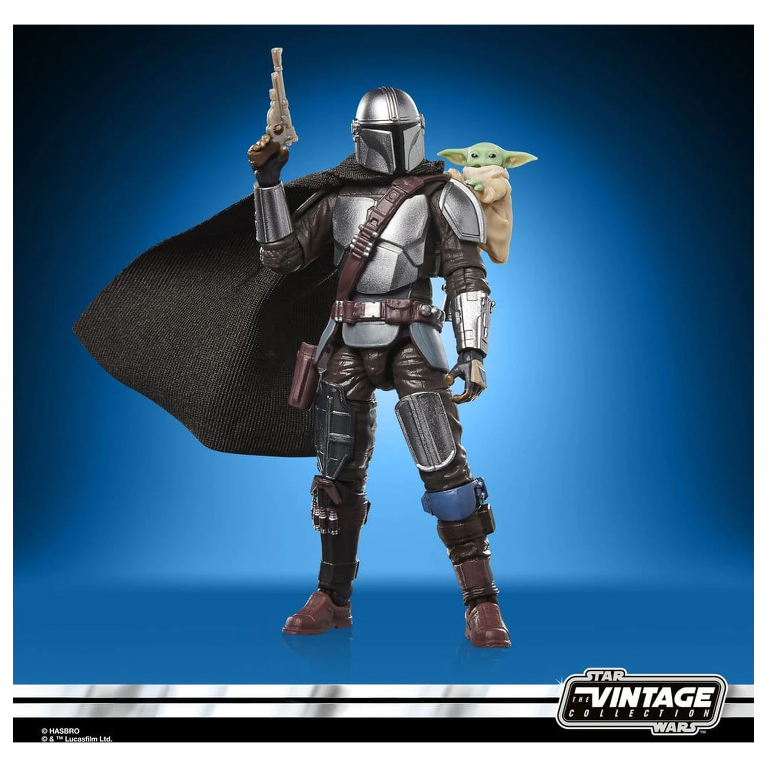 Star Wars: The Mandalorian & Grogu Vintage Collection Action Figure The Mandalorian & Grogu 10 cm product photo