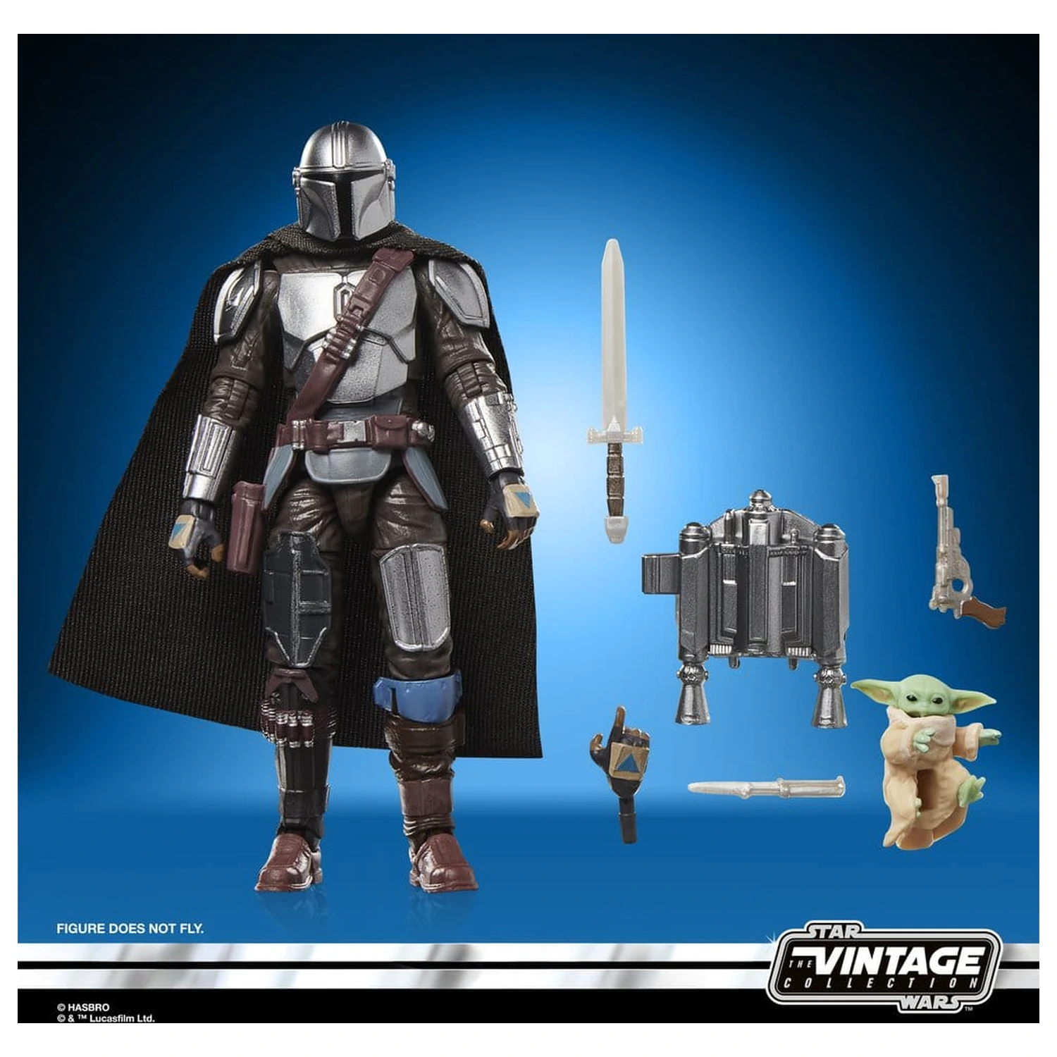 Star Wars: The Mandalorian & Grogu Vintage Collection Action Figure The Mandalorian & Grogu 10 cm product photo