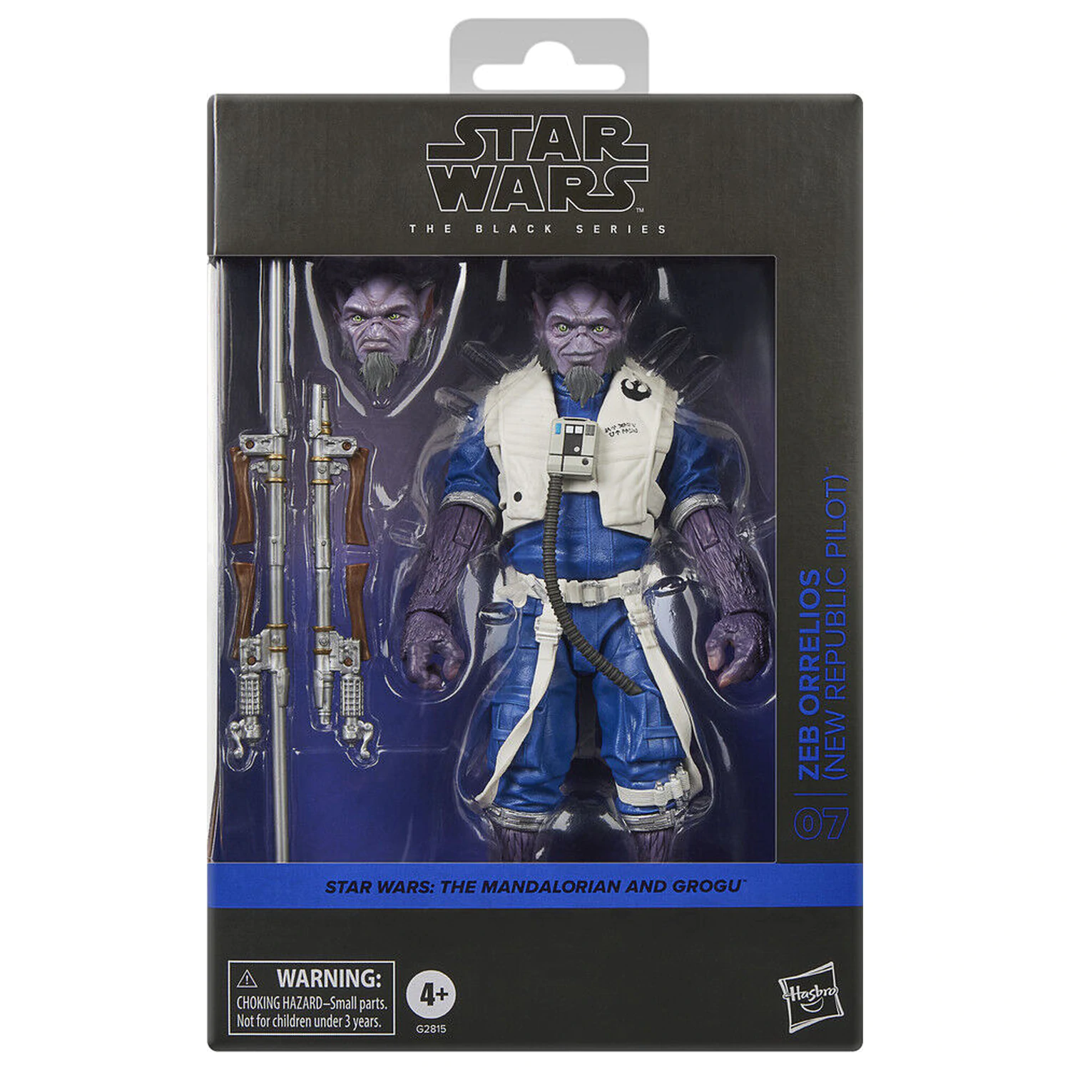 Star Wars The Mandalorian & Grogu Zeb Orrelios New Republic Pilot figure 15cm product photo