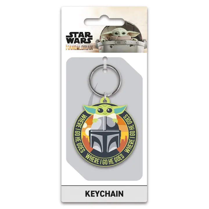 Star Wars Rubber Keychain The Mandalorian 6 cm termékfotó