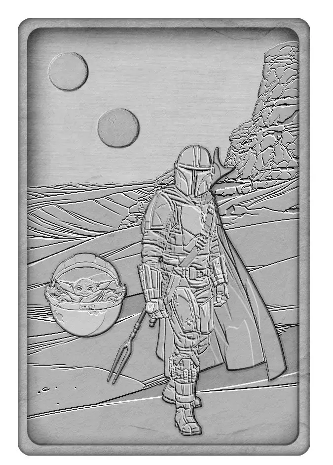 Star Wars: The Mandalorian Iconic Scene Collection Limited Edition Ingot The Mandalorian product photo