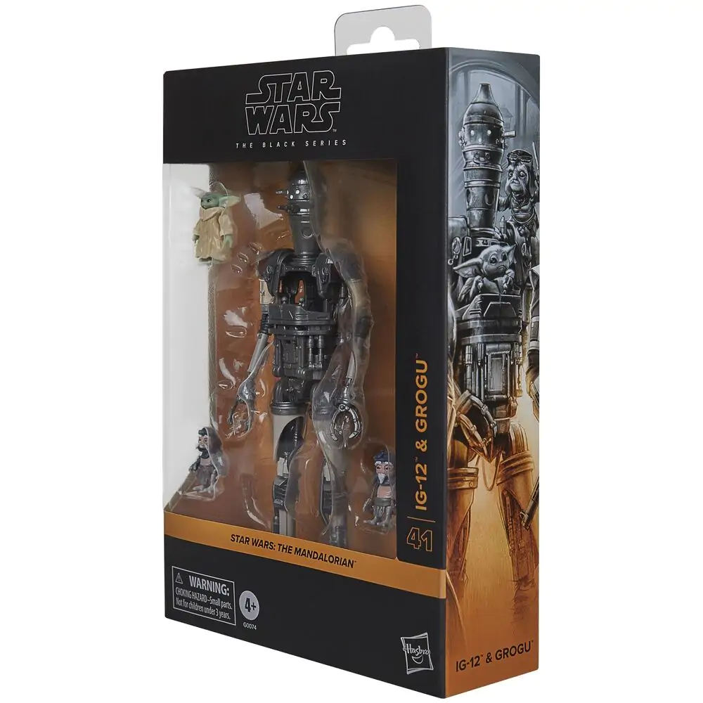 Star Wars The Mandalorian IG-12 & Grogu set figures 15cm termékfotó