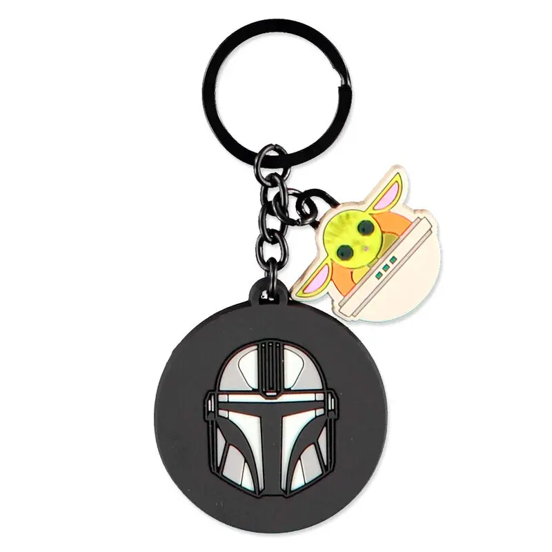 Star Wars: The Mandalorian Rubber Keychain Mandalorian & Grogu termékfotó