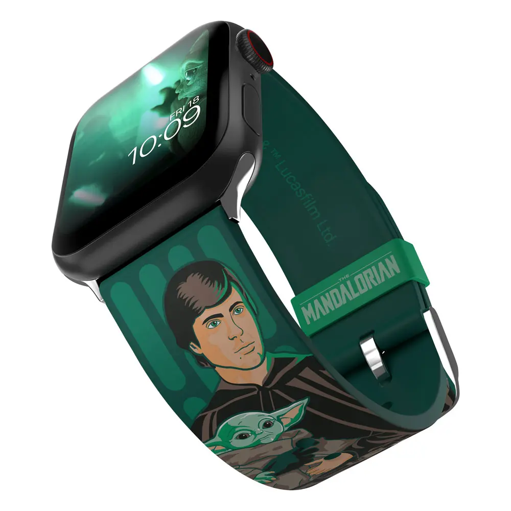Star Wars: The Mandalorian Smartwatch-Wristband Luke &amp; Grogu product photo