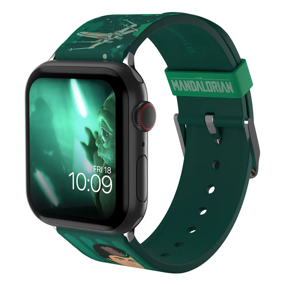 Star Wars: The Mandalorian Smartwatch-Wristband Luke &amp; Grogu product photo