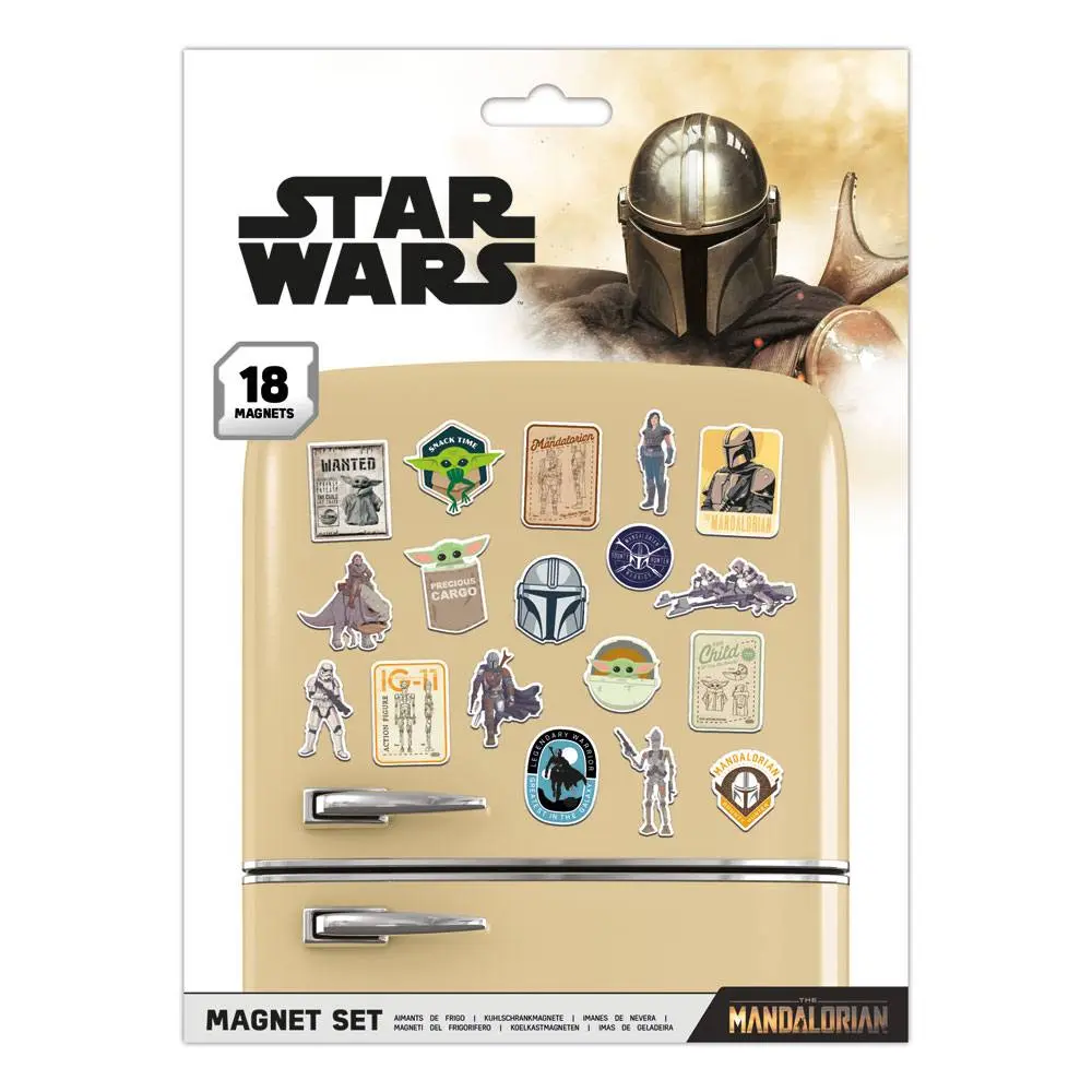 Star Wars: The Mandalorian Fridge Magnets Bounty Hunter termékfotó