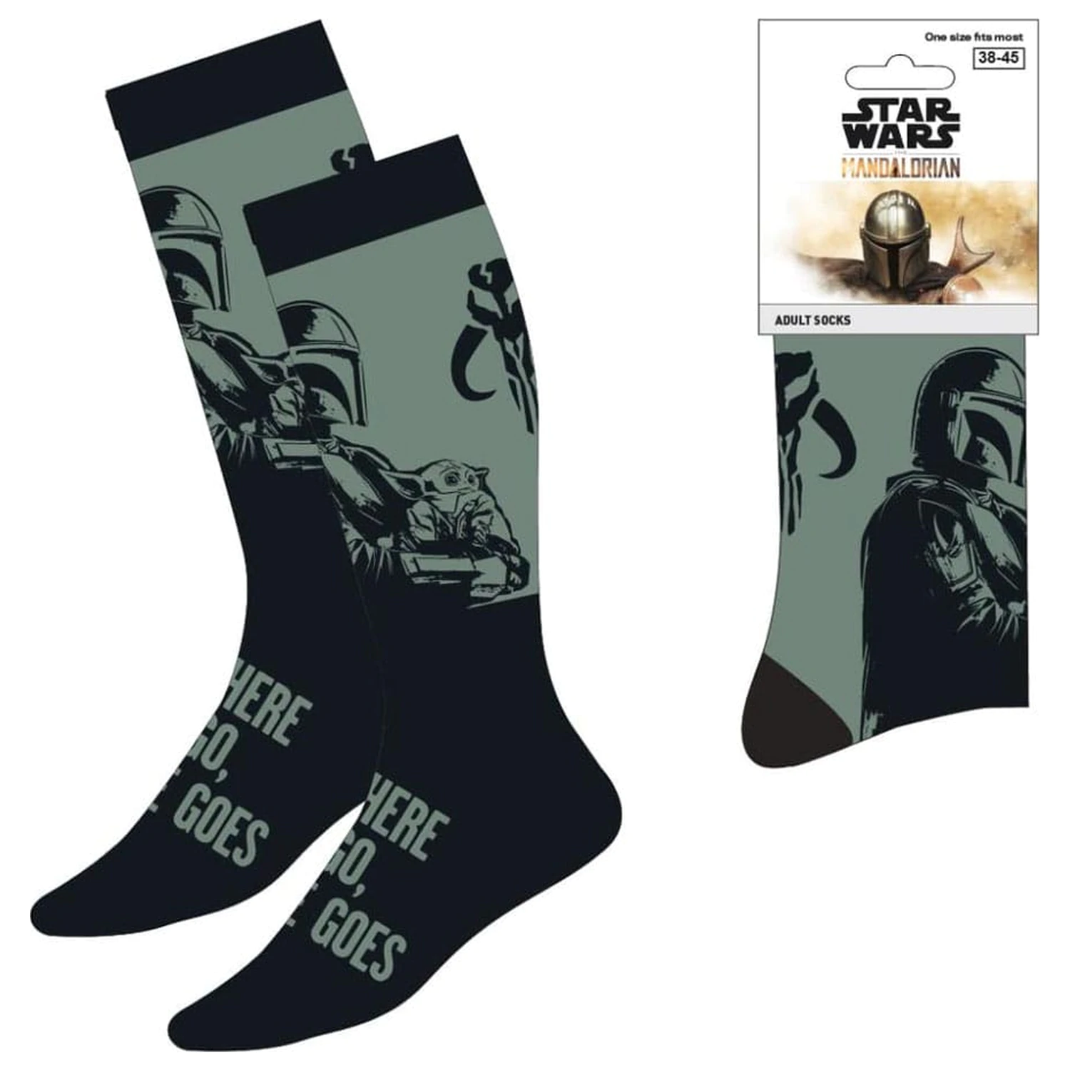 Star Wars: The Mandalorian Socks Mandalorian & Grogu 38-45  product photo