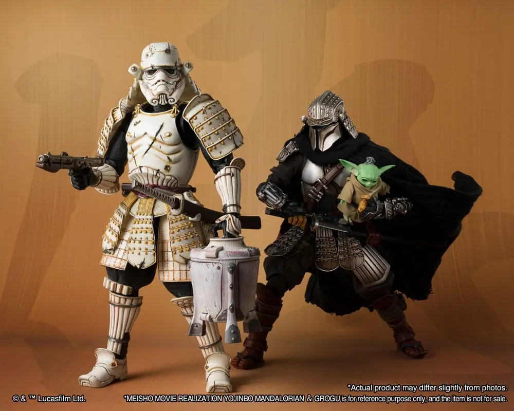 Star Wars: The Mandalorian Meisho Movie Realization Action Figure Ashigaru Stormtrooper (Remnant) 18 cm termékfotó