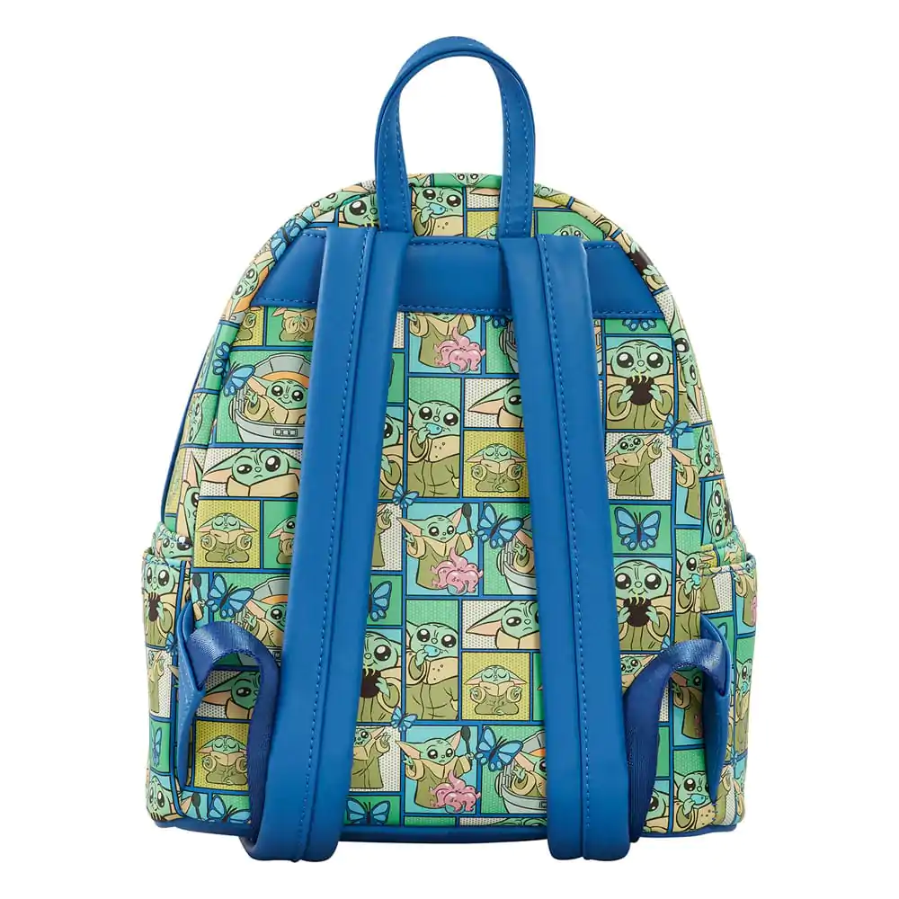 Star Wars: The Mandalorian by Loungefly Backpack Mini Grogu Squares product photo