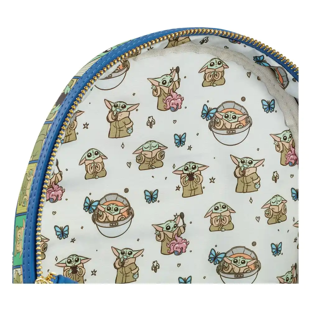 Star Wars: The Mandalorian by Loungefly Backpack Mini Grogu Squares product photo