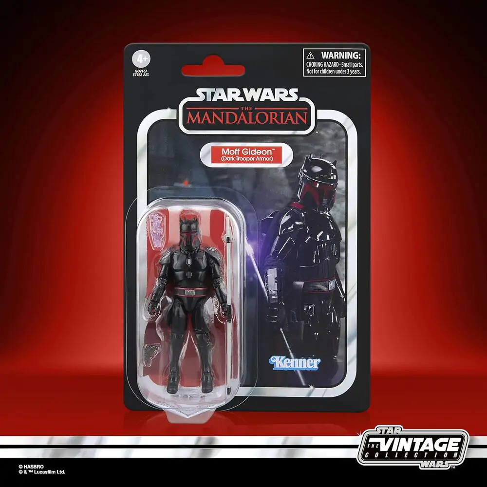 Star Wars The Mandalorian Moff Gideon Dark Trooper Armor figure 9,5cm product photo