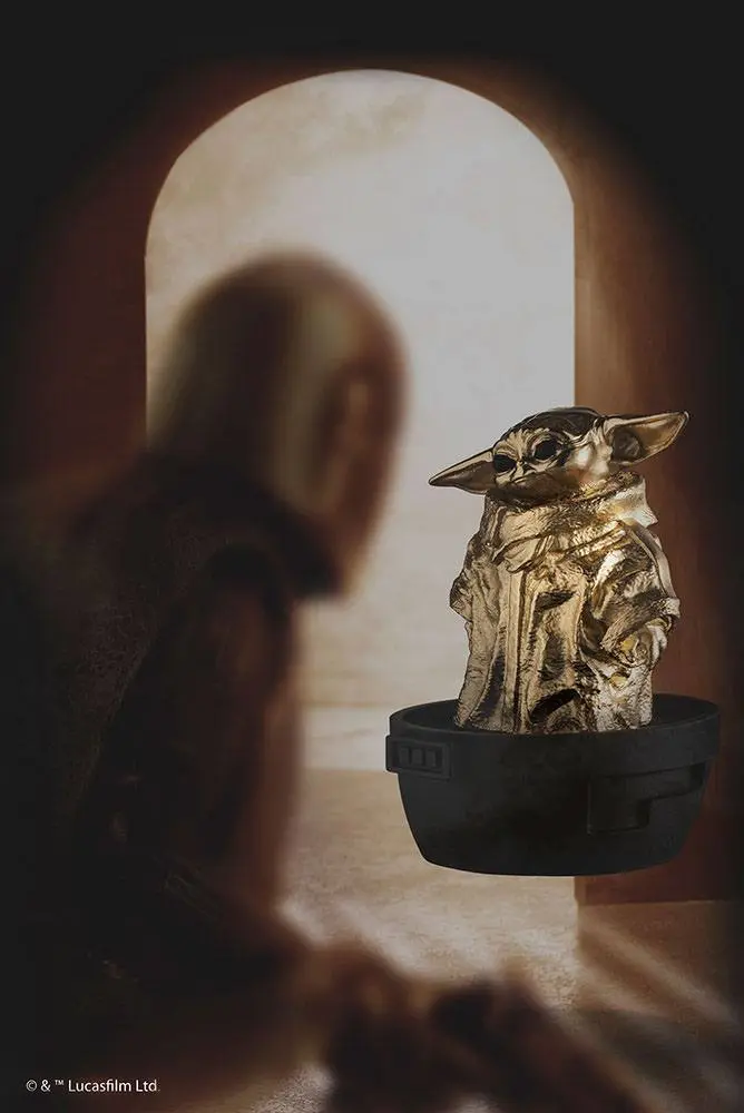 Star Wars The Mandalorian Pewter Collectible Statue Grogu (Gilt) Limited Edition 6 cm product photo