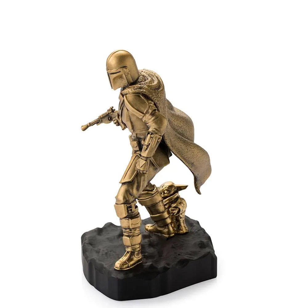 Star Wars The Mandalorian Pewter Collectible Statue Mandalorian (Gilt) Limited Edition 20 cm product photo