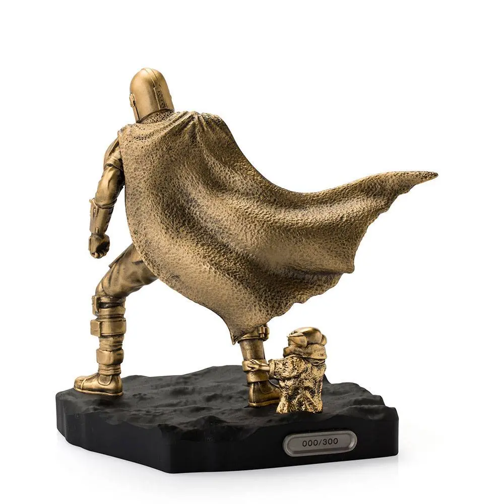 Star Wars The Mandalorian Pewter Collectible Statue Mandalorian (Gilt) Limited Edition 20 cm product photo