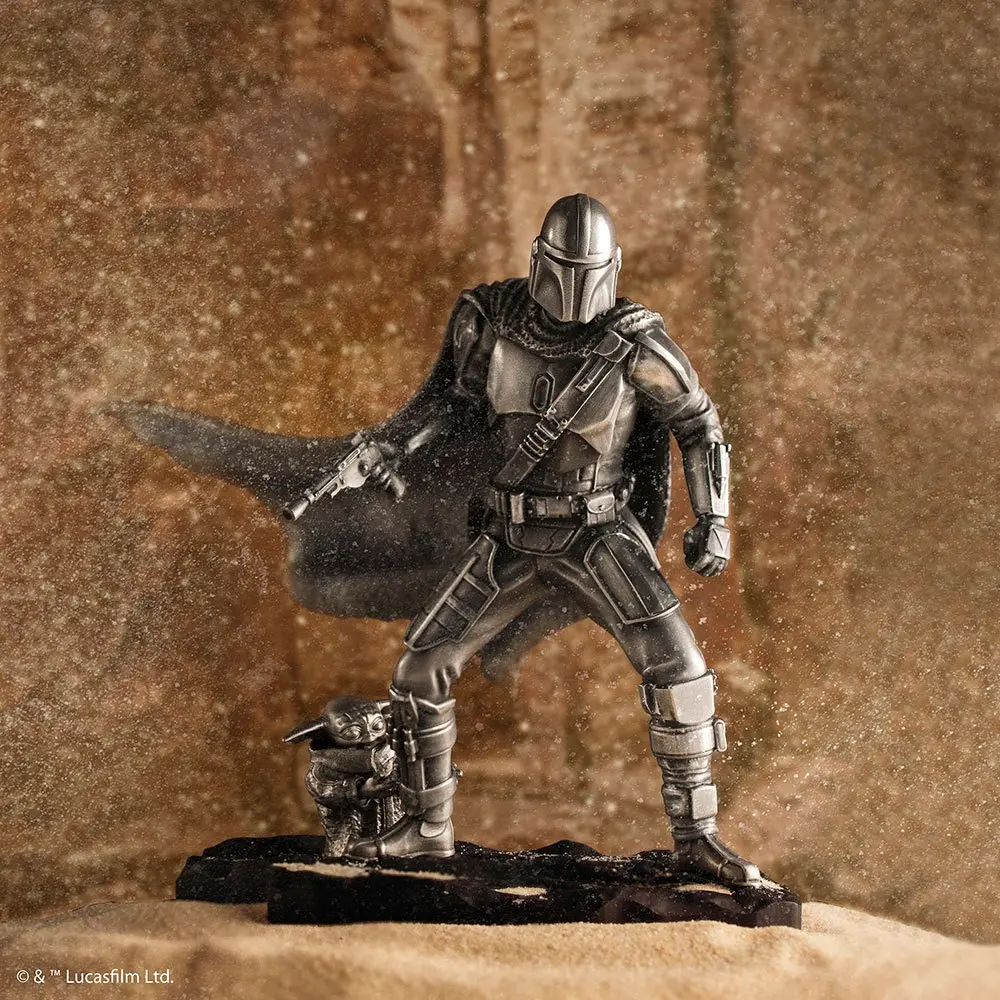 Star Wars The Mandalorian Pewter Collectible Statue Mandalorian Limited Edition 20 cm product photo