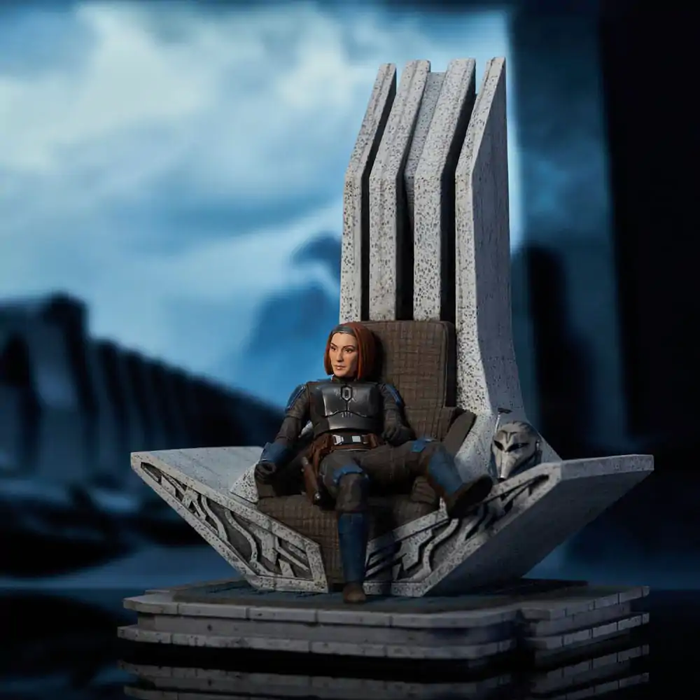 Star Wars: The Mandalorian Premier Collection Statue 1/7 Bo-Katan Kryze on Throne 35 cm termékfotó