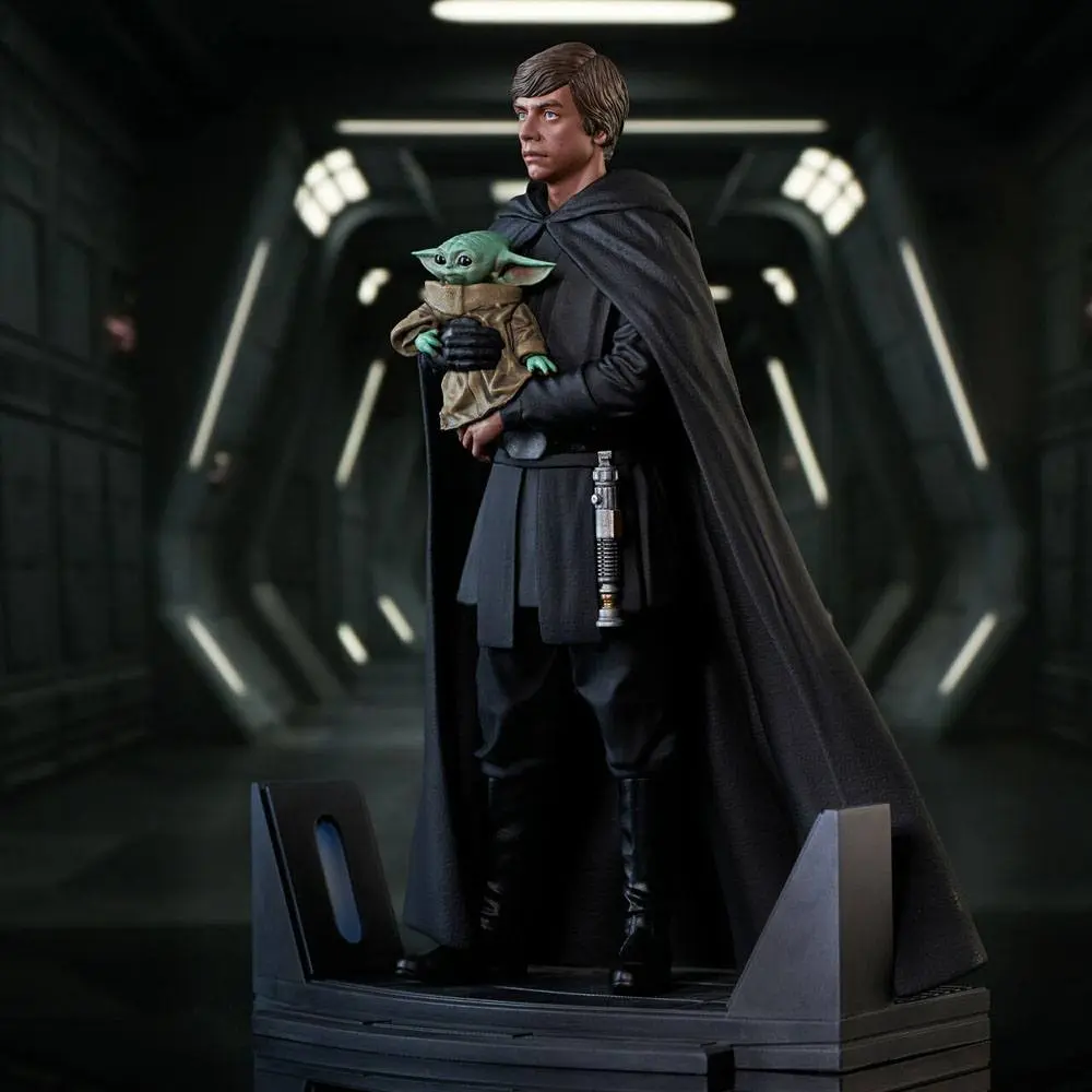 Star Wars: The Mandalorian Premier Collection 1/7 Luke Skywalker &amp; Grogu 25 cm product photo