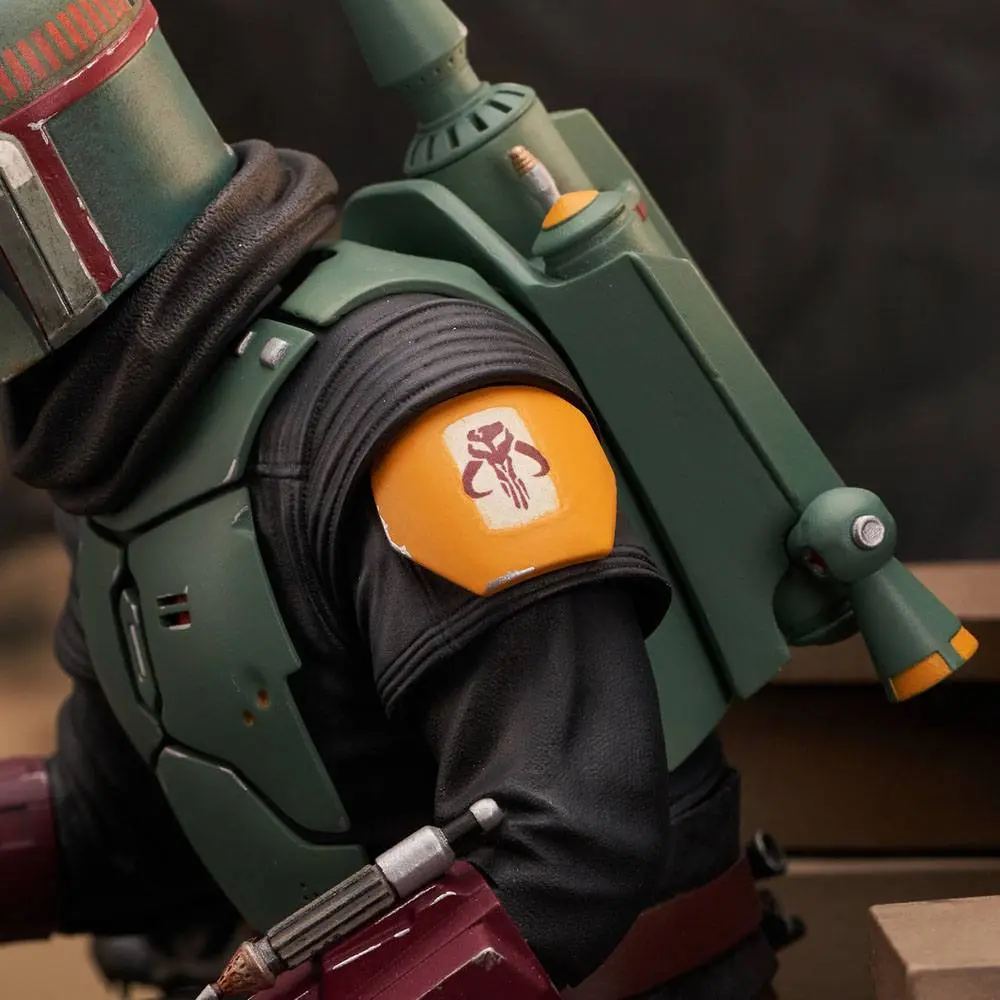 Star Wars: The Mandalorian Premier Collection Statue 1/7 Boba Fett on Throne 24 cm product photo