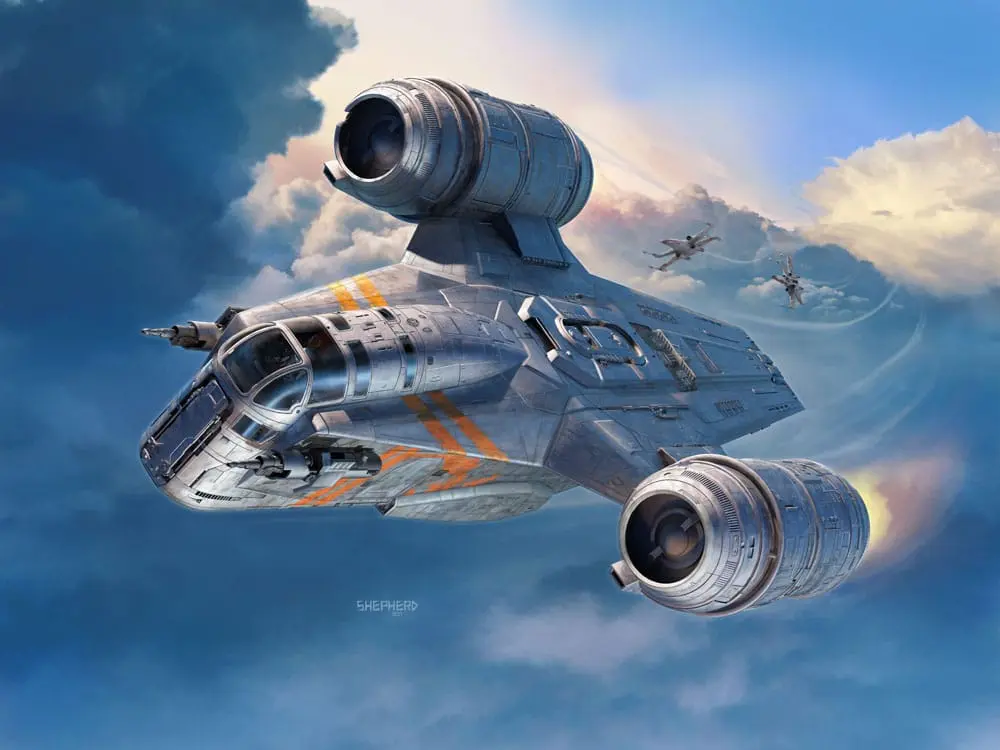 Star Wars: The Mandalorian Model Kit Razor Crest "Platinum Edition" product photo