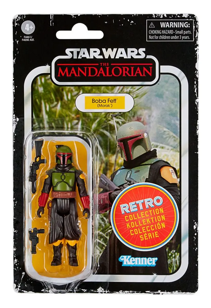 Star Wars The Mandalorian Retro Collection Action Figure 2022 Boba Fett (Morak) 10 cm product photo