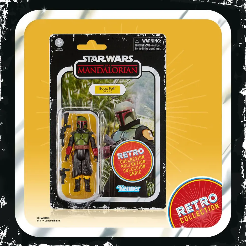 Star Wars The Mandalorian Retro Collection Action Figure 2022 Boba Fett (Morak) 10 cm product photo