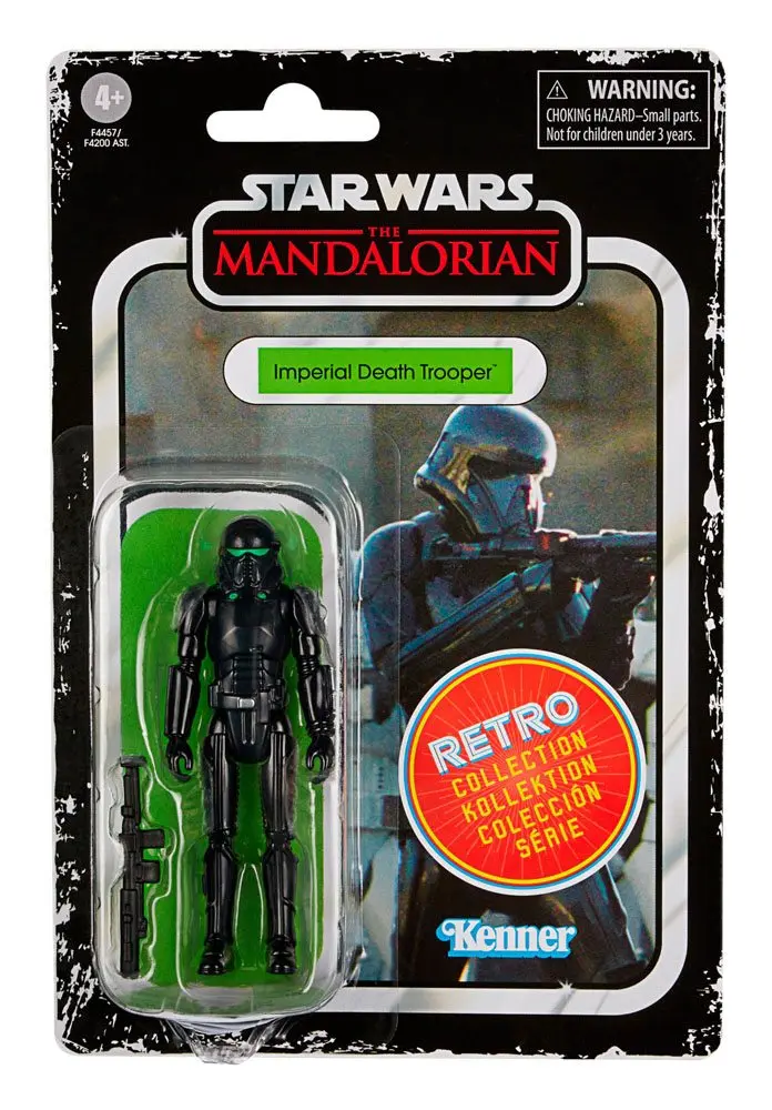 Star Wars The Mandalorian Retro Collection Action Figure 2022 Imperial Death Trooper 10 cm termékfotó