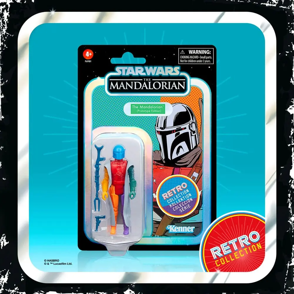 Star Wars: The Mandalorian Retro Collection Action Figure The Mandalorian (Prototype Edition) 10 cm product photo