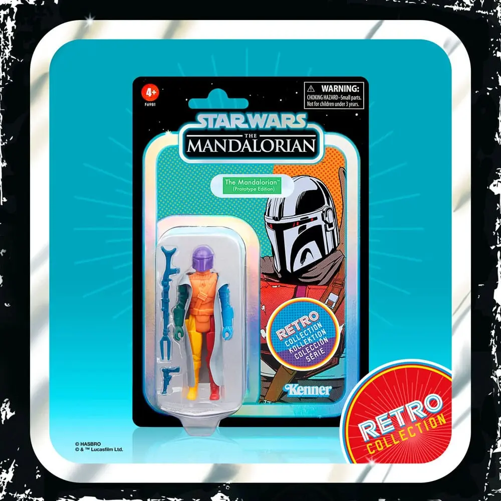 Star Wars: The Mandalorian Retro Collection Action Figure The Mandalorian (Prototype Edition) 10 cm product photo
