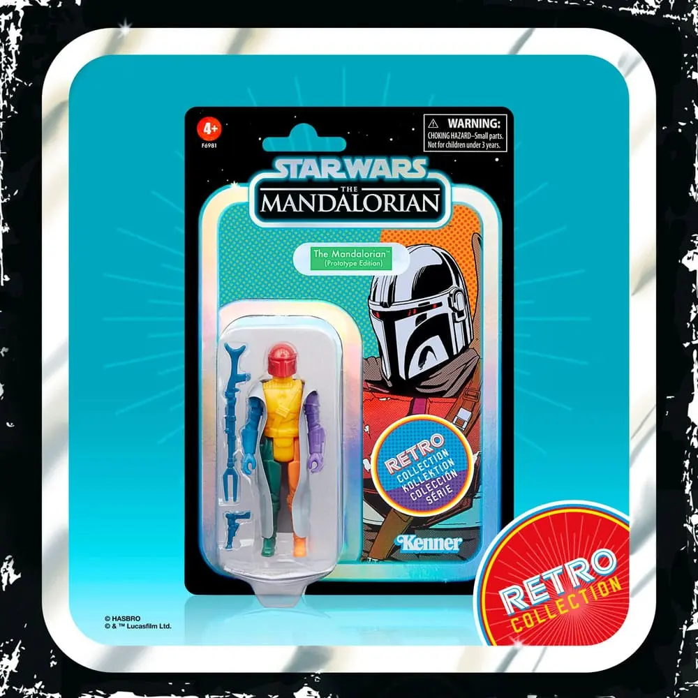 Star Wars: The Mandalorian Retro Collection Action Figure The Mandalorian (Prototype Edition) 10 cm product photo