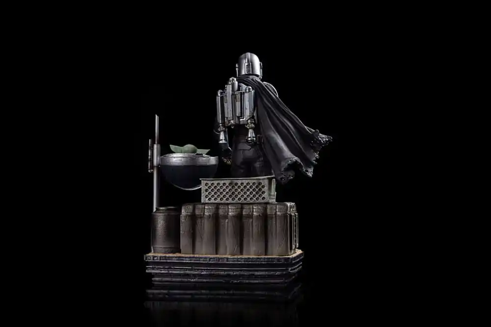 Star Wars The Mandalorian Scale Statue 1/10 Din Djarin and Din Grogu 21 cm termékfotó