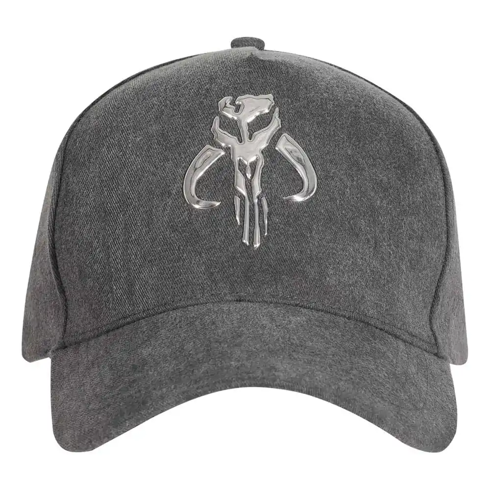 Star Wars The Mandalorian Curved Bill Cap Silver Crest product photo