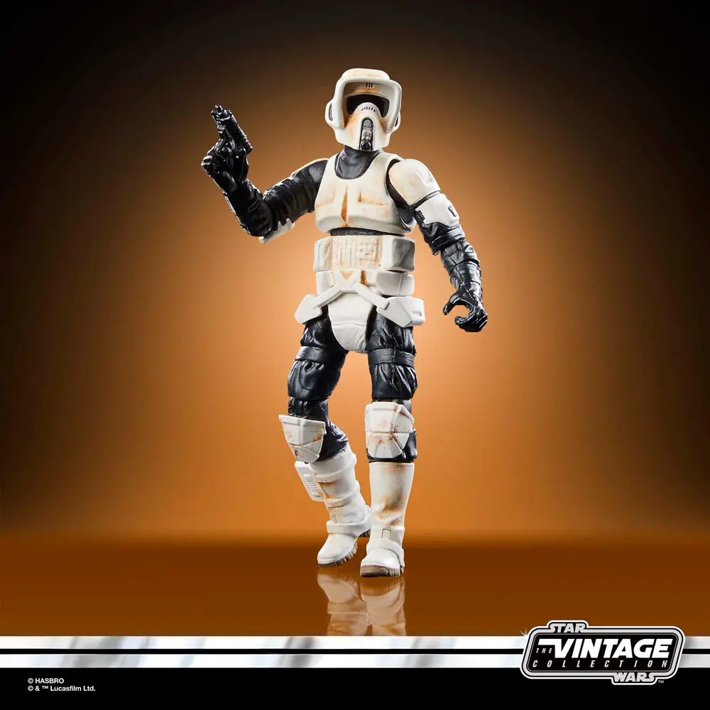 Star Wars: The Mandalorian Vintage Collection Vehicle with Figures Speeder Bike with Scout Trooper & Grogu termékfotó