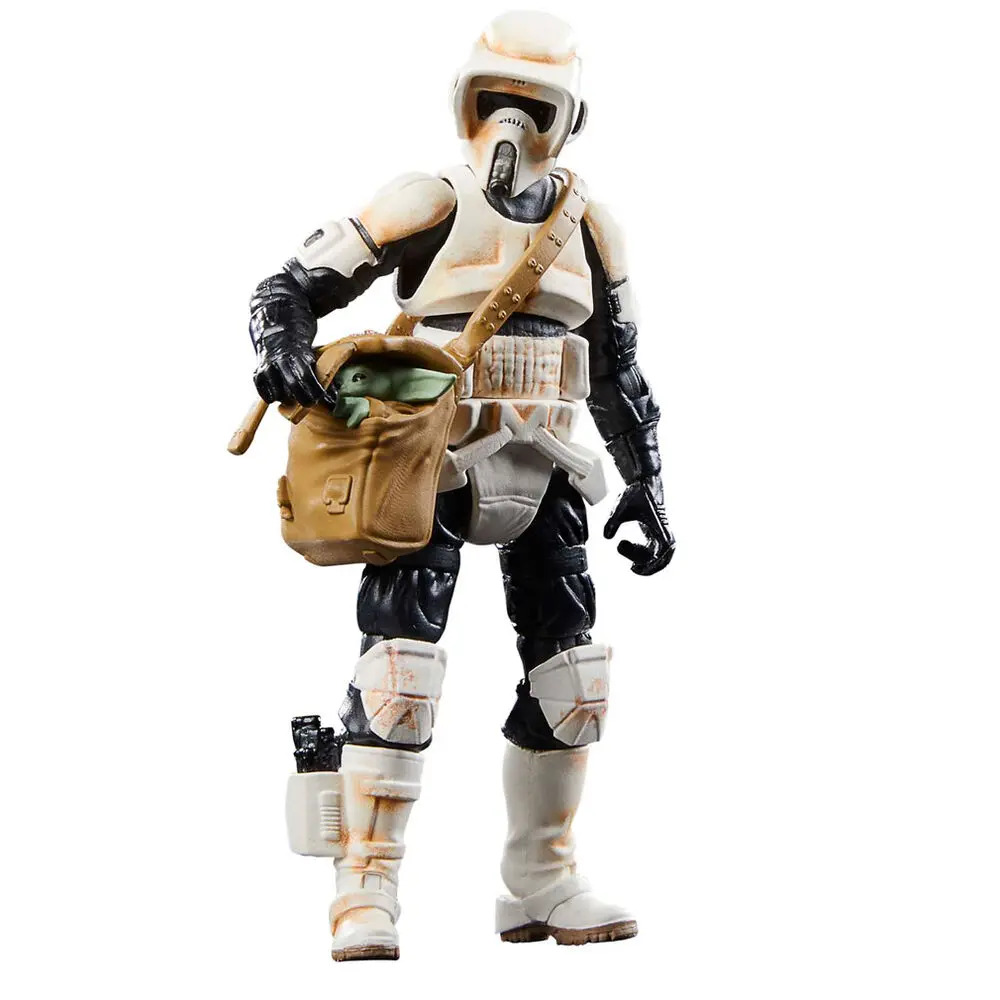 Star Wars: The Mandalorian Vintage Collection Vehicle with Figures Speeder Bike with Scout Trooper & Grogu termékfotó