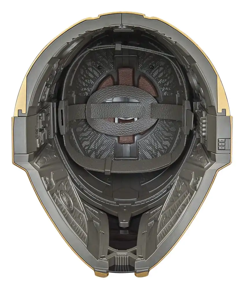 Star Wars The Mandalorian The Armorer premium electronic helmet product photo
