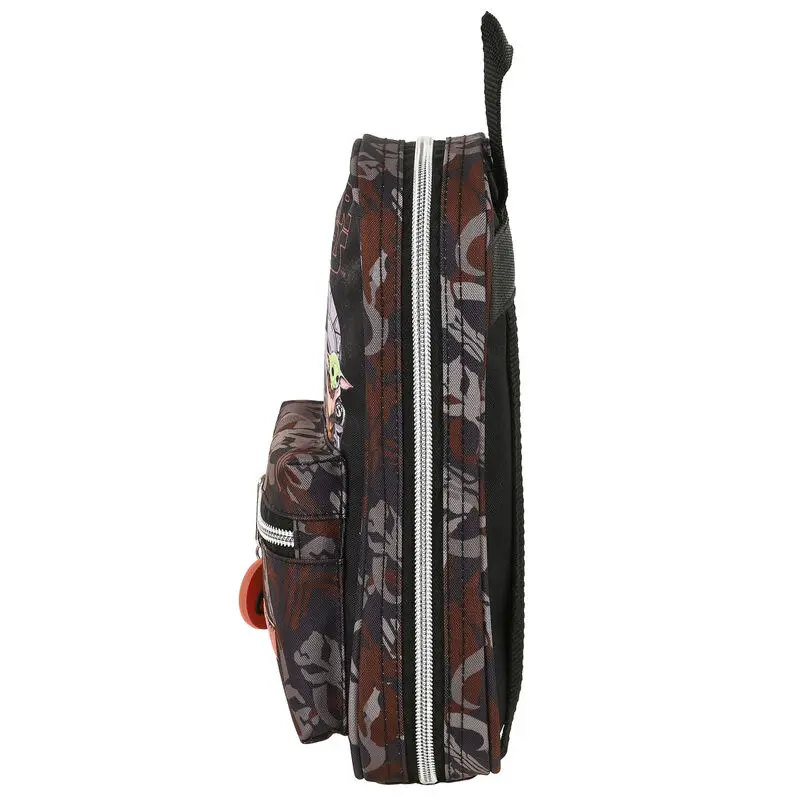 Star Wars The Mandalorian The Guild backpack with 4 filled pencil cases inside product photo