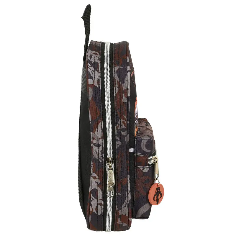 Star Wars The Mandalorian The Guild backpack with 4 filled pencil cases inside product photo