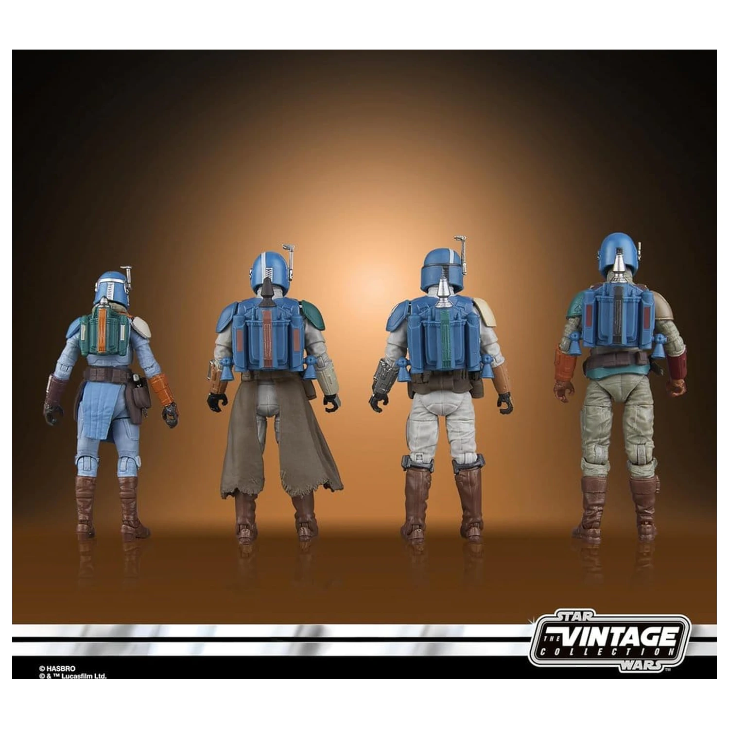 Star Wars The Mandalorian Vintage Collection Action Figure 4-Pack Mandalorian Shriek-Hawk 10 cm product photo