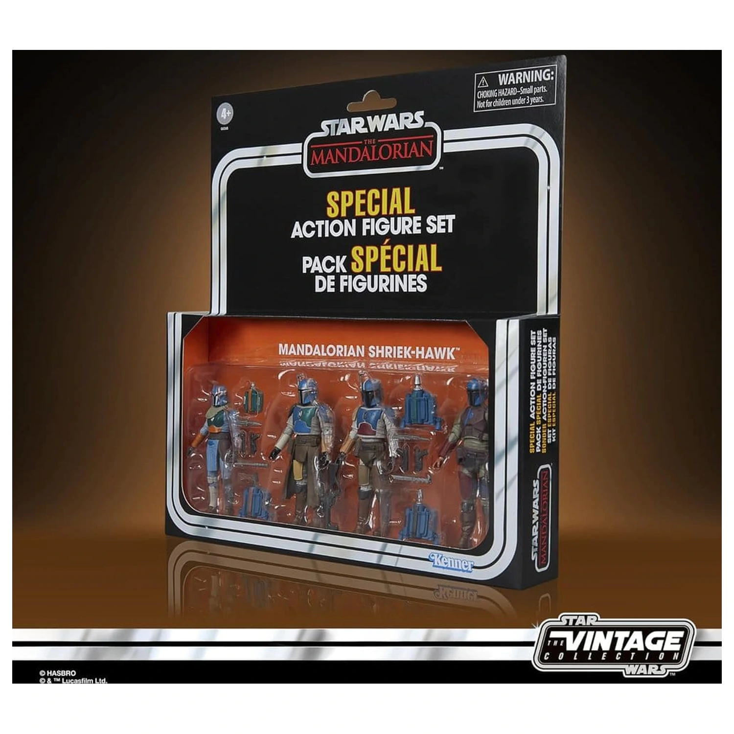 Star Wars The Mandalorian Vintage Collection Action Figure 4-Pack Mandalorian Shriek-Hawk 10 cm product photo