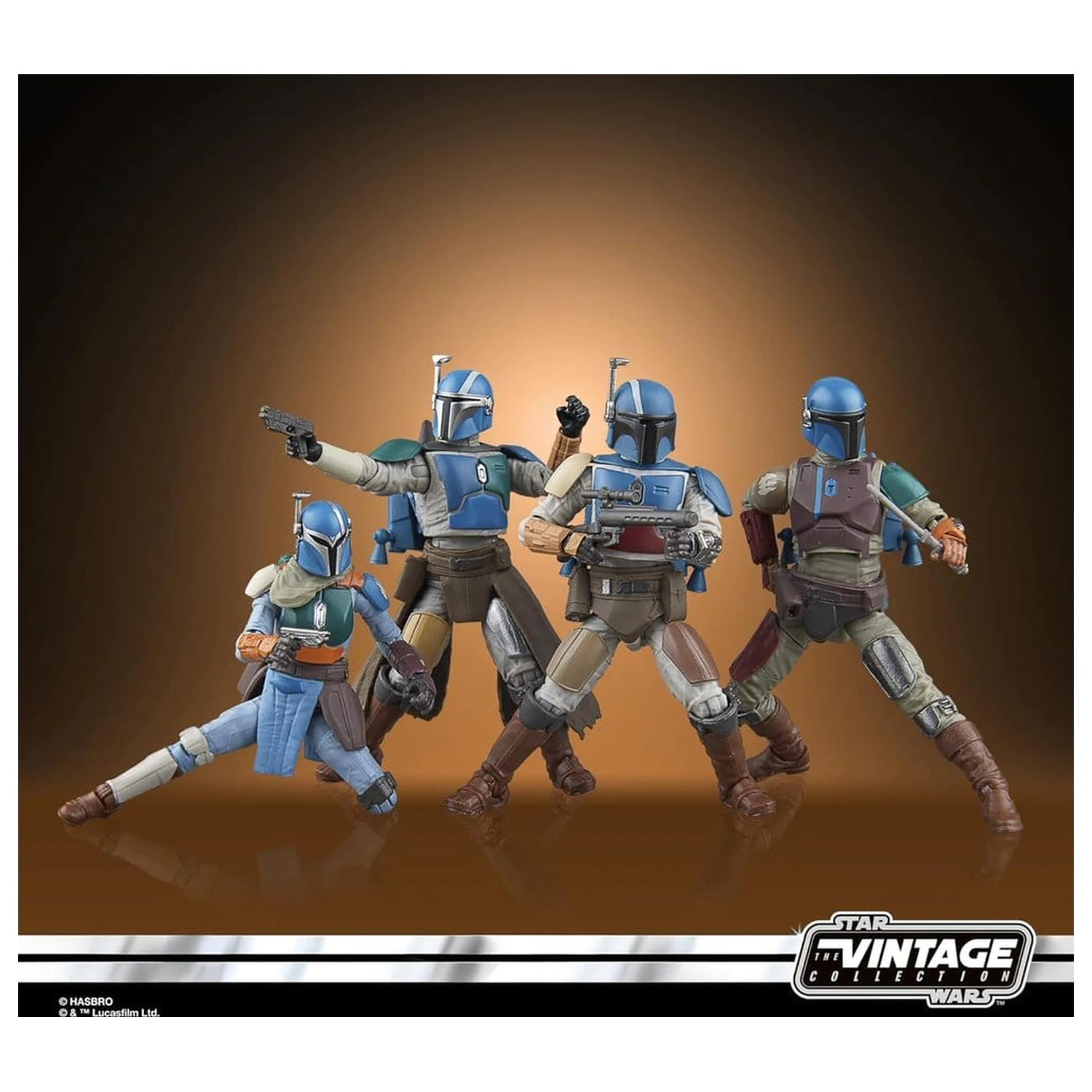 Star Wars The Mandalorian Vintage Collection Action Figure 4-Pack Mandalorian Shriek-Hawk 10 cm product photo