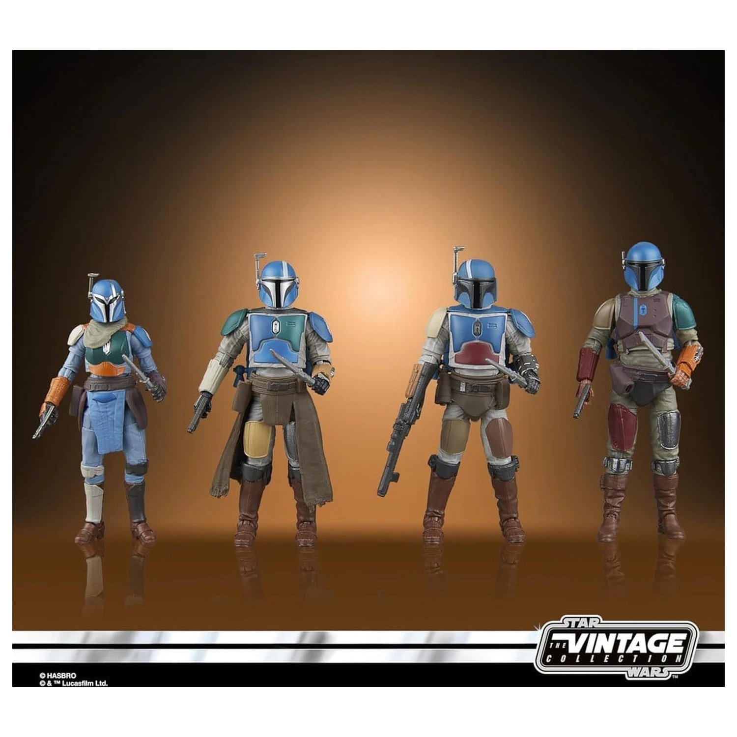 Star Wars The Mandalorian Vintage Collection Action Figure 4-Pack Mandalorian Shriek-Hawk 10 cm product photo