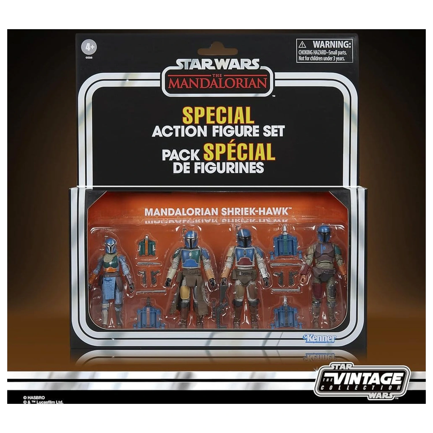 Star Wars The Mandalorian Vintage Collection Action Figure 4-Pack Mandalorian Shriek-Hawk 10 cm product photo