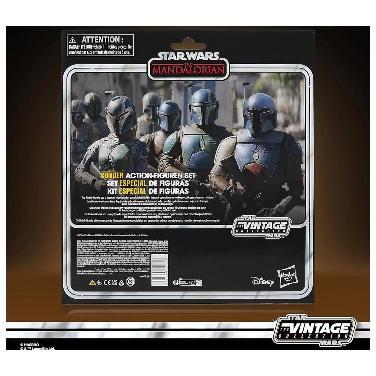 Star Wars The Mandalorian Vintage Collection Action Figure 4-Pack Mandalorian Shriek-Hawk 10 cm product photo