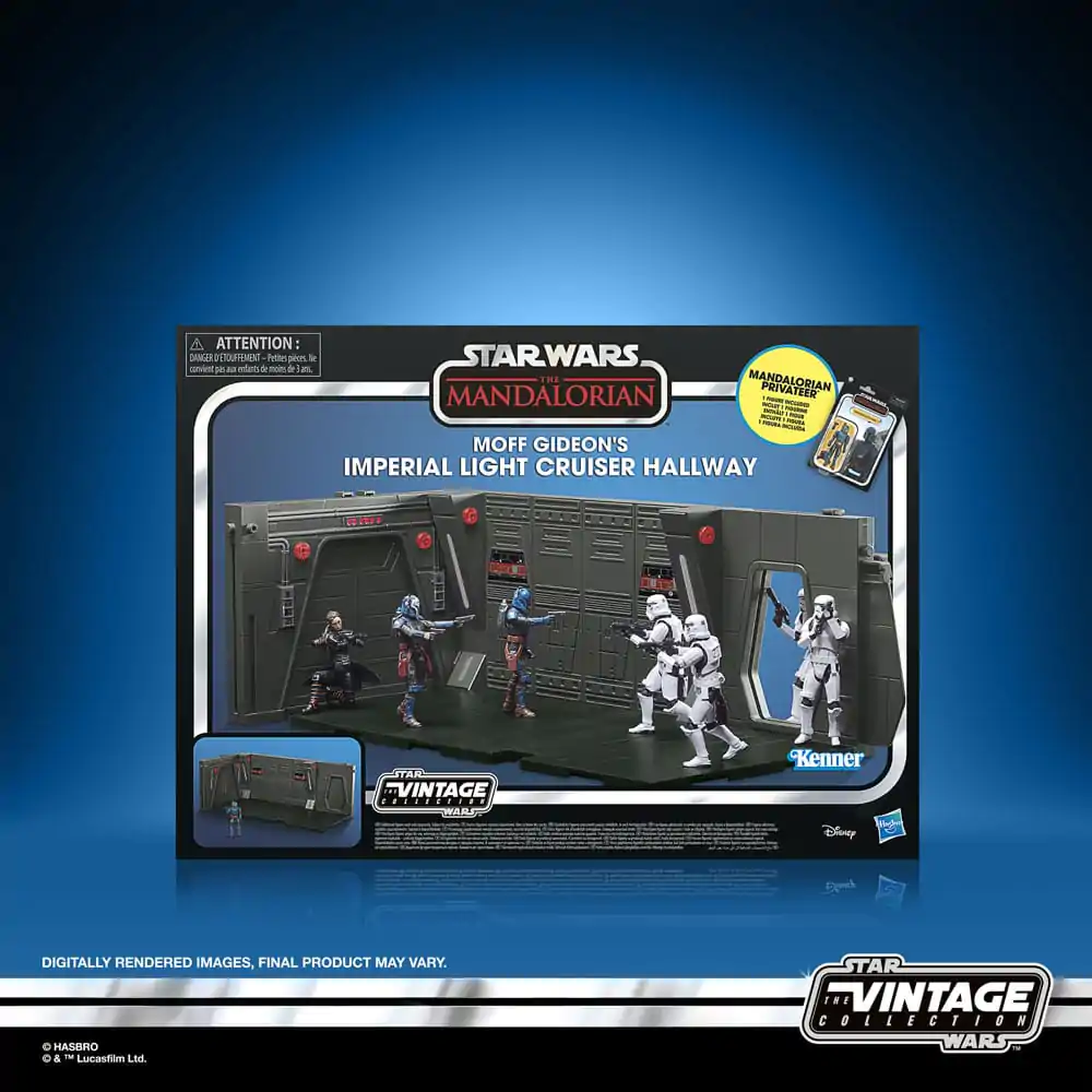 Star Wars: The Mandalorian Vintage Collection Tantive IV Hallway with Mandalorian Privateer Figure 10 cm product photo