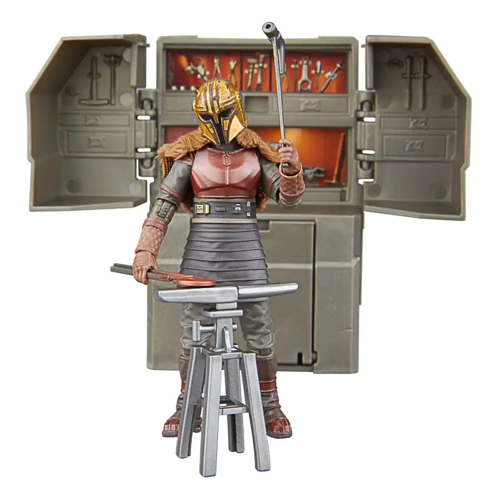 Star Wars The Mandalorian Vintage Collection The Armorer&#039;s Forge with The Armorer (Lakeside Covert World) product photo