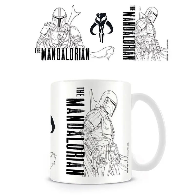 Star Wars The Mandalorian Mug Line Art termékfotó