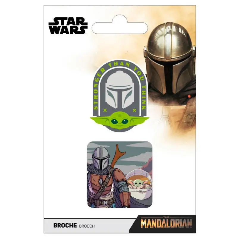 Star Wars The Mandalorian Yoda Child brooch product photo
