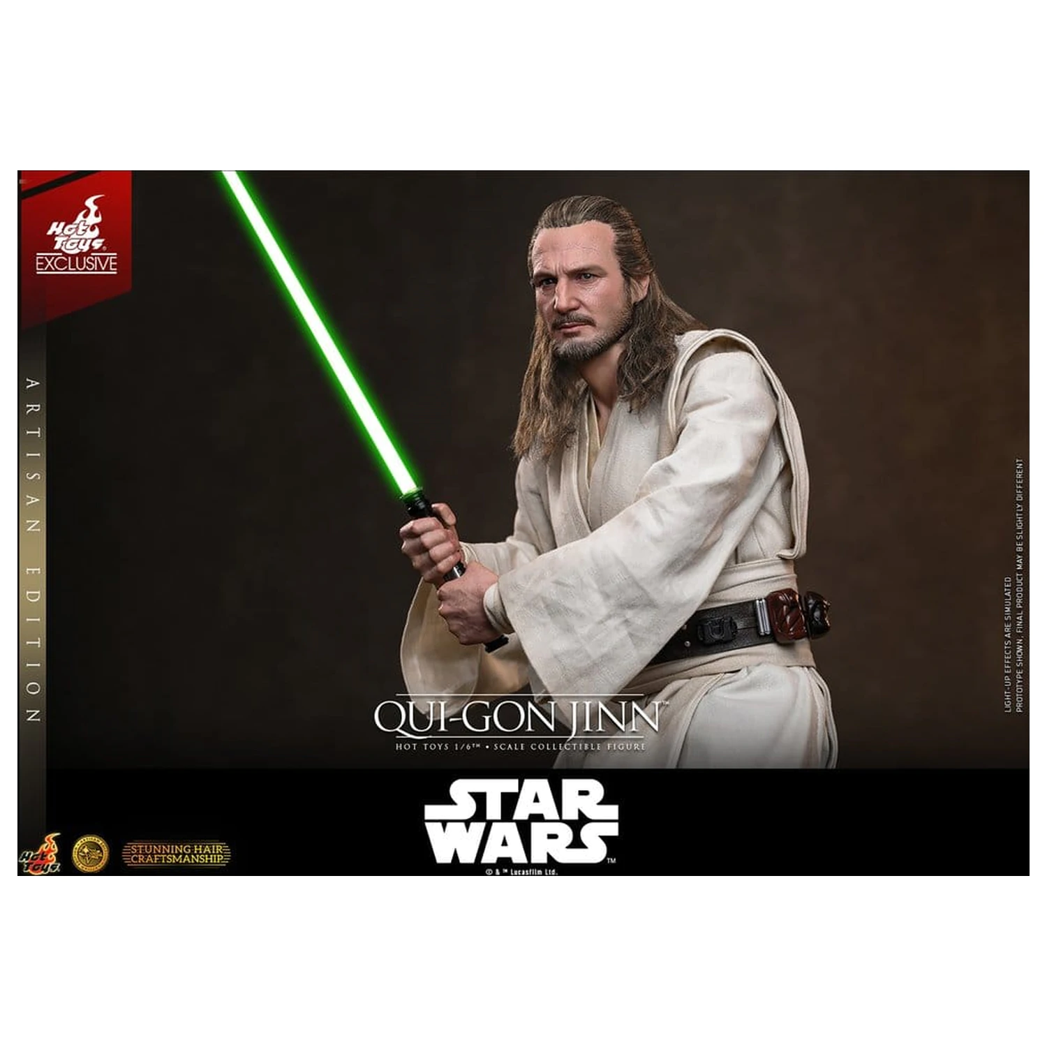 Star Wars: The Phantom Menace Movie Masterpiece Action Figure 1/6 Qui-Gon Jinn (Artisan Edition) 32 cm product photo