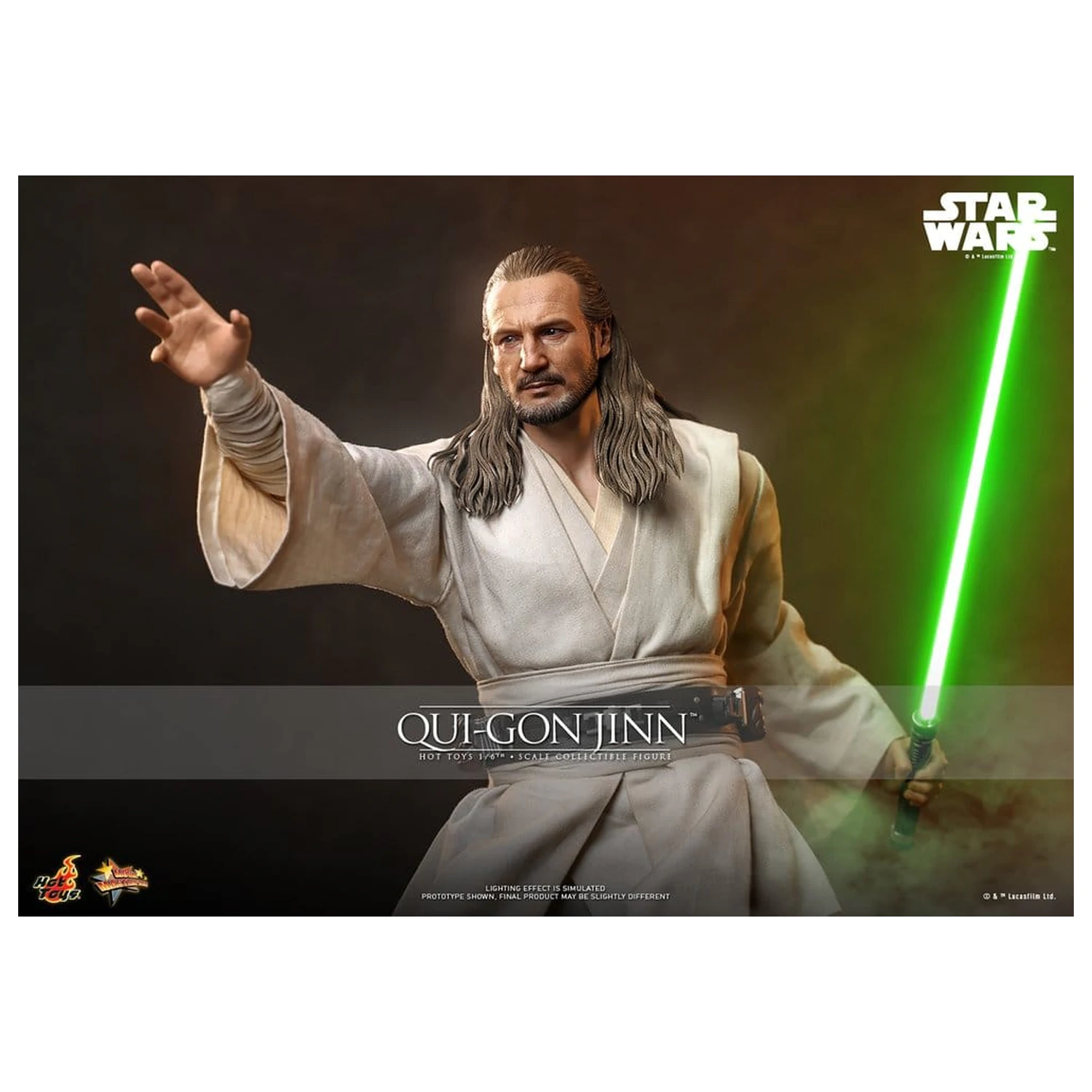Star Wars: The Phantom Menace Movie Masterpiece Action Figure 1/6 Qui-Gon Jinn (Artisan Edition) 32 cm product photo