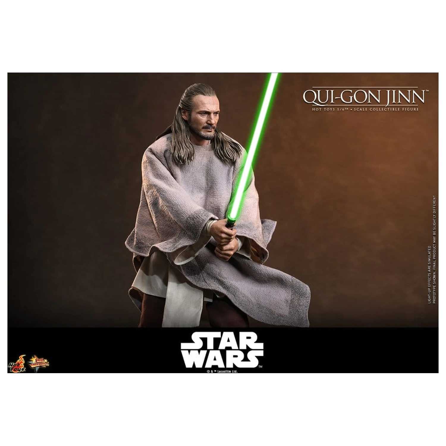 Star Wars: The Phantom Menace Movie Masterpiece Action Figure 1/6 Qui-Gon Jinn (Artisan Edition) 32 cm product photo