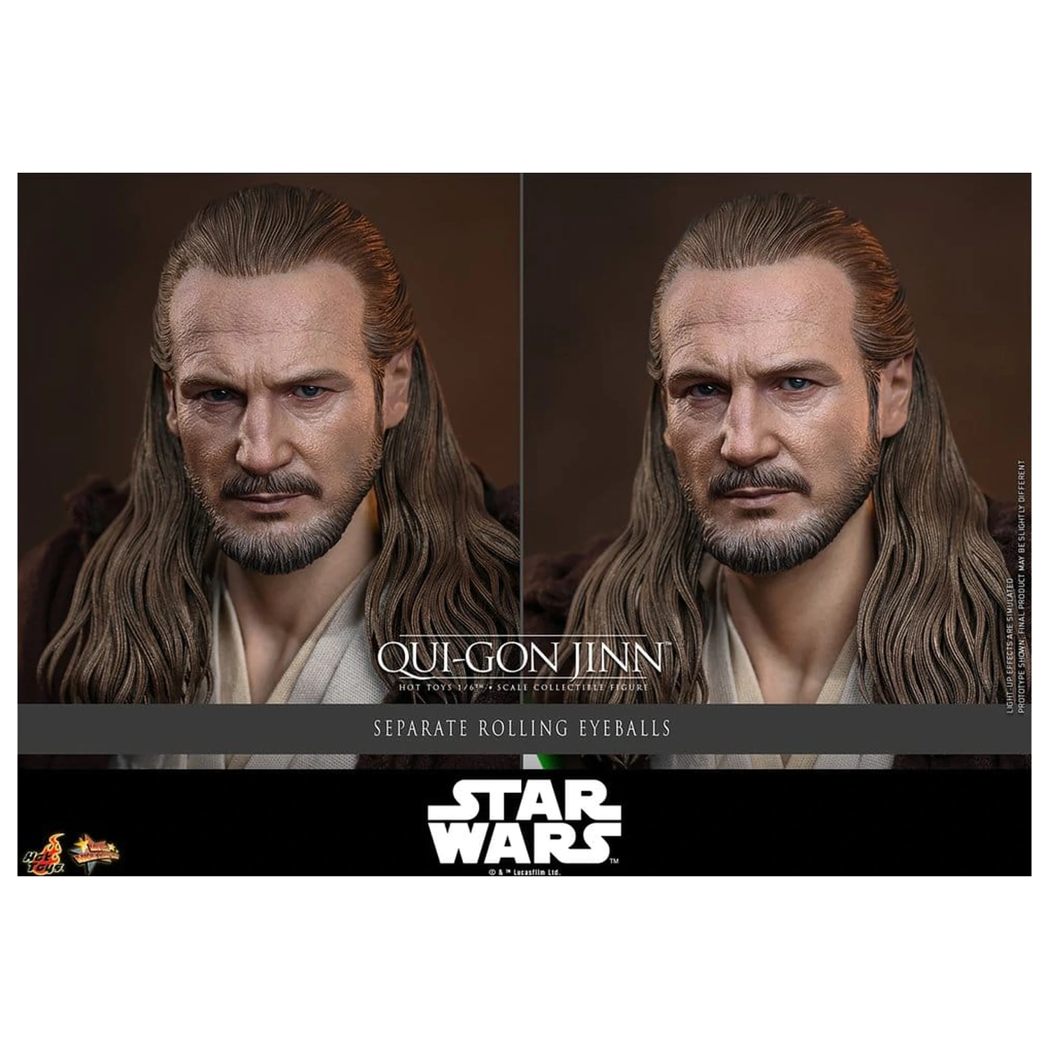 Star Wars: The Phantom Menace Movie Masterpiece Action Figure 1/6 Qui-Gon Jinn (Artisan Edition) 32 cm product photo